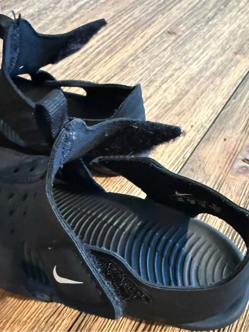 Nike Kids' Black Water-Friendly Sandals